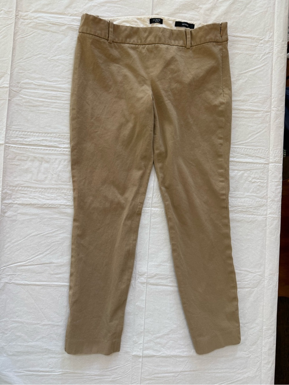J. Crew Women’s Tan Minnie Work Pants